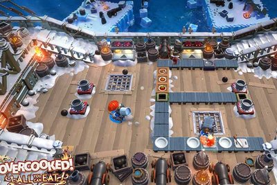 Screenshot aus dem Spiel "Overcooked! 2"; Bild: Team 17 Digital Ltd.
