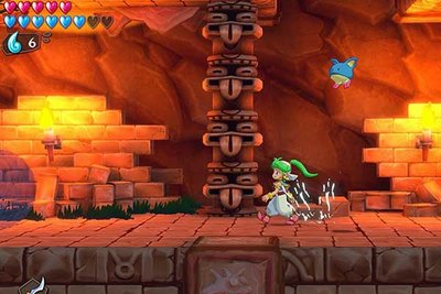 Screenshot aus "Wonderboy: Asha in Monster World"; Bild: ININ Games