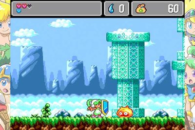 Screenshot aus dem Spiel "Wonder Boy Collection"; Bild: ININ