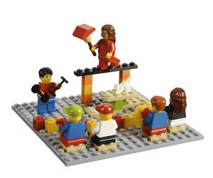 Szene aus der Software; Bild: Lego Education