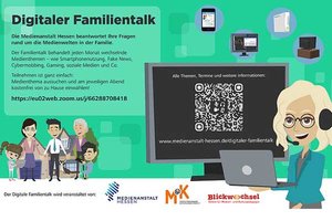 Digitaler Familientalk; Bild: Medienanstalt Hessen