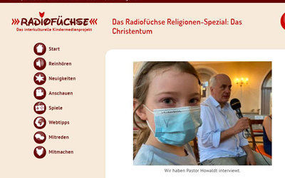 Screenshot der Seite https://www.radiofuechse.de/allgemein/das-radiofuechse-religionen-spezial-das-christentum/