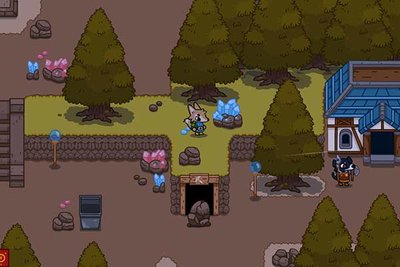 Screenshot aus dem Spiel "Lonesome Village"; Bild: Ogre Pixel