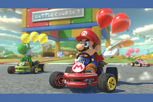 Szene aus dem Spiel "Mario Kart 8 Deluxe"; Bild: Nintendo
