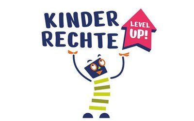 Kinderrechte – Level Up!; Logo: Kinderrechte – Level Up! / Seitenstark e. V.