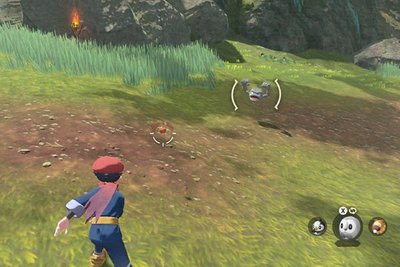 Screenshot aus dem Spiel "Pokémon-Legenden: Arceus"; Bild: Nintendo