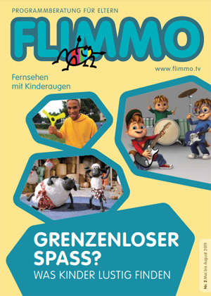 Cover der FLIMMO-Ausgabe 02/2019; Bild: Programmberatung für Eltern e.V.