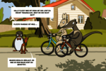 Comic: Die gestohlenen Fahrräder