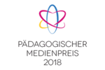Logo: Pädagogischer Medienpreis 2018; Bild: SIN – Studio im Netz e.V.