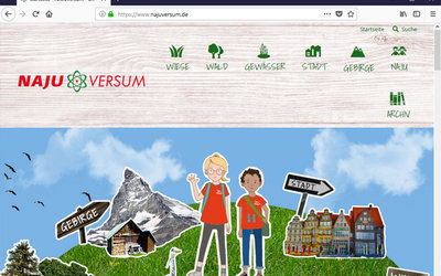 Screenshot: www.najuversum.de