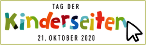 Logo: Tag der Kinderseiten 2020; Bild: Seitenstark