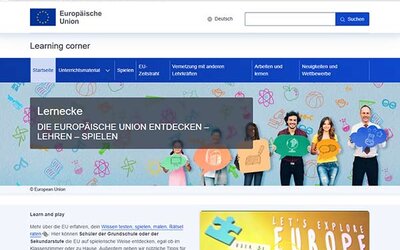 Screenshot: learning-corner.learning.europe.eu/...