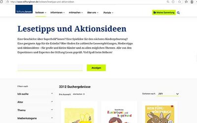 Screenshot: www.stiftunglesen.de/...