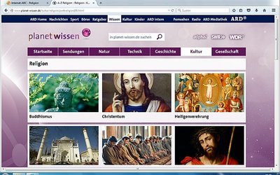 Screenshot: www.planet-wissen.de/kultur/religion/pwtkreligion100.html