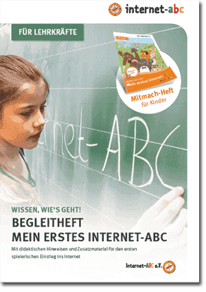 Cover des Begleithefts für Lehrkräfte zu "Mein erstes Internet-ABC"