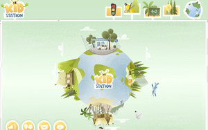 Screenshot der Internetseite www.kidstation.de