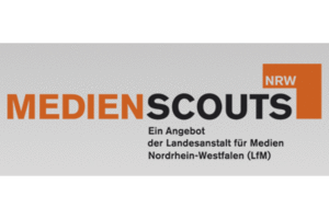 Logo: medienscouts; Landesanstalt für Medien Nordrhein-Westfalen (LfM)