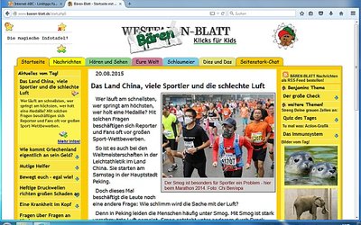 Screenshot: www.baeren-blatt.de