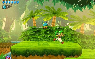 Screenshot aus "Wonderboy: Asha in Monster World"
