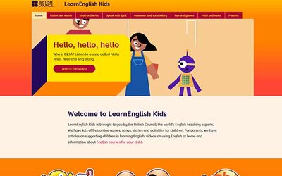 Screenshot: learnenglishkids.britishcouncil.org
