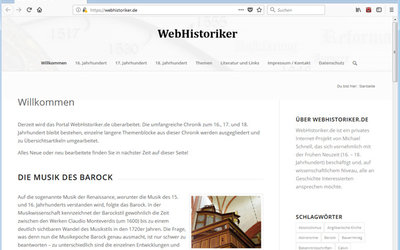 Screenshot: webhistoriker.de