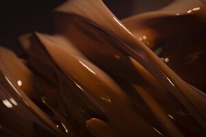 Eine Nahaufnahme von Schokolade