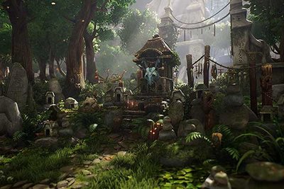 Screenshot aus dem Spiel "Kena – Bridge of Spirits"; Bild: EMBER LAB