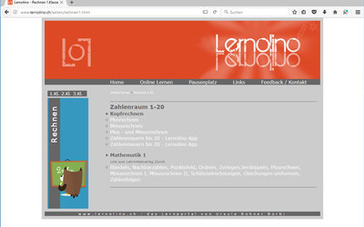 Screenshot: www.lernolino.ch/seiten/rechnen1.html
