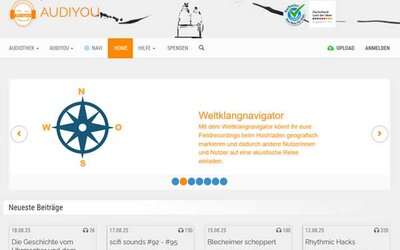 Screenshot: www.audiyou.de