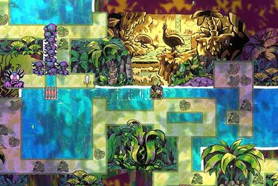 Jemma läuft durch Wasser im Spiel "Arranger: A Role-Puzzling Adventure"; Bild: Furniture & Mattress Jemma läuft durch Wasser im Spiel "Arranger: A Role-Puzzling Adventure"; Bild: Furniture & Mattress