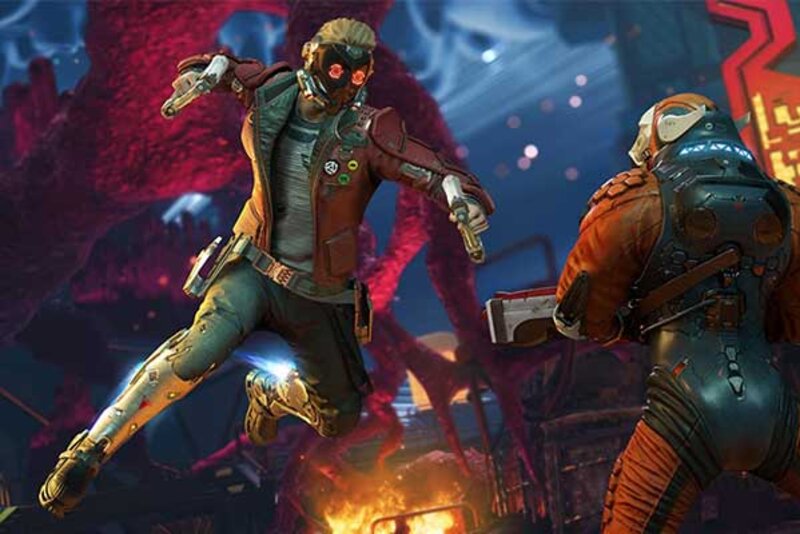 Screenshot aus dem Spiel: "Guardians of the Galaxy"