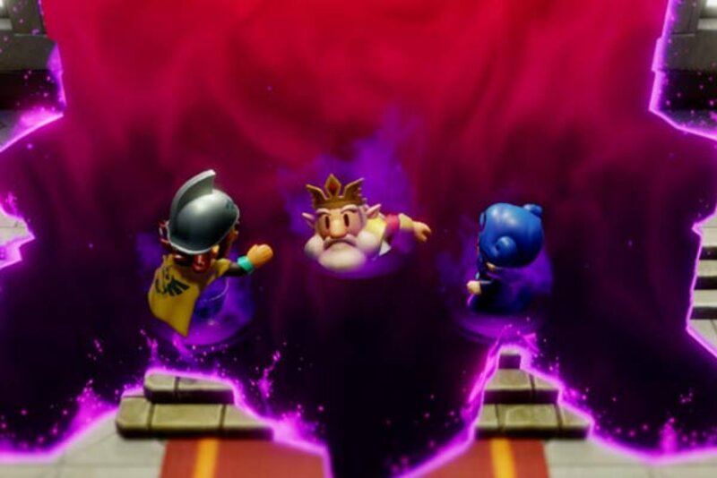 Riss im Boden im Spiel "The Legend of Zelda: Echoes of Wisdom"; Bild: Nintendo Riss im Boden im Spiel "The Legend of Zelda: Echoes of Wisdom"; Bild: Nintendo