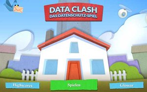 Startbild des Spiels "Data Clash"