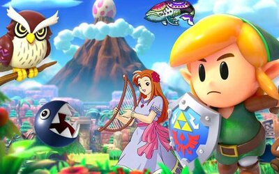 Screenshot aus "The Legend of Zelda: Links Awakening"; Bild: Nintendo