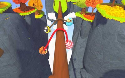 Screenshot aus dem Spiel "Fling to the Finish"