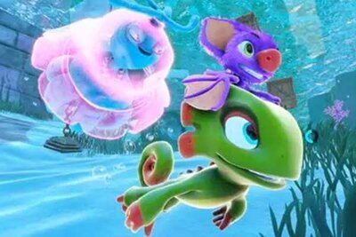 Figuren unter Wasser im Spiel "Yooka Replaylee"; Bild: PM Studios