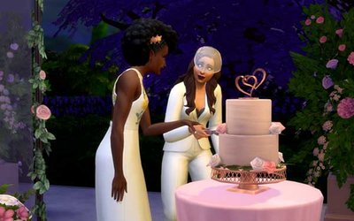 Screenshot aus dem Spiel "Die SIMS 4: Meine Hochzeitsgeschichten"