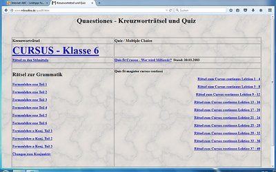 Screenshot: www.mbradtke.de/quiz00.htm