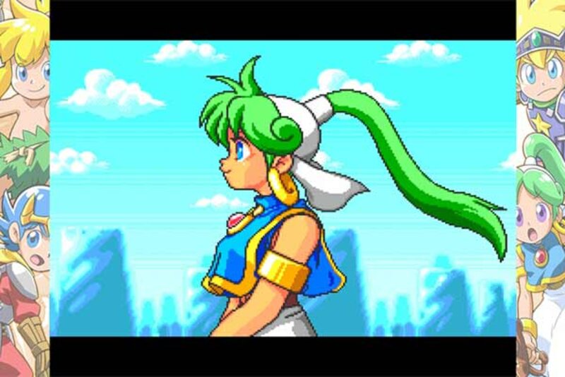 Screenshot aus dem Spiel "Wonder Boy Collection"; Bild: ININ Figur aus dem Spiel.