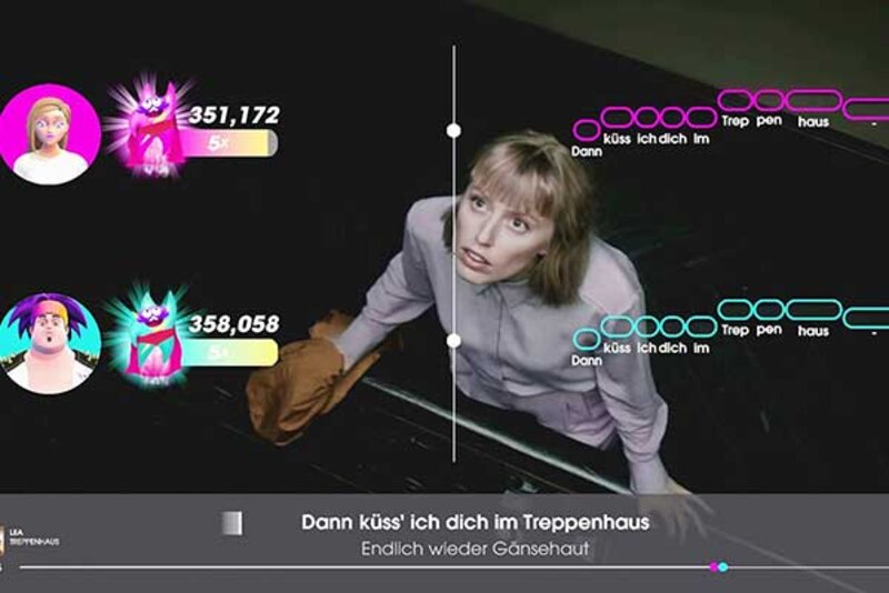Screenshot aus dem Spiel "Let´s Sing 2022"