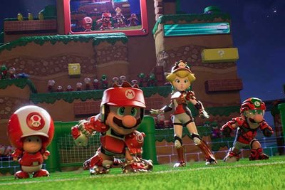 Screenshot aus dem Spiel "Mario Strikers: Battle League Football"; Bild: Nintendo