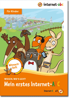 Cover des Mitmach-Hefts "Mein erstes Internet-ABC"