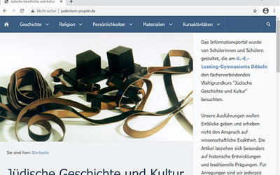 Screenshot: www.judentum-projekt.de