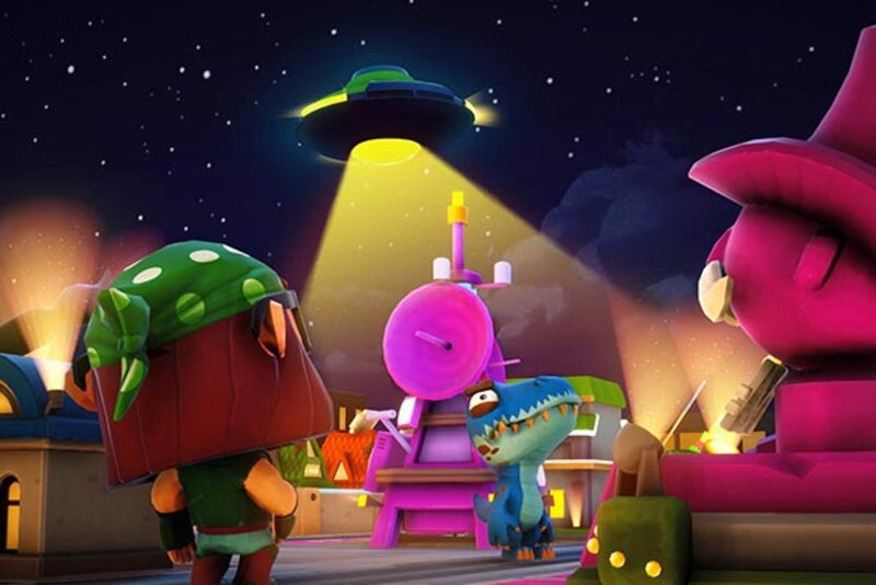 Screenshot aus dem Spiel "Monopoly Madness"; Bild: Ubisoft Szene aus Monopoly-Spiel