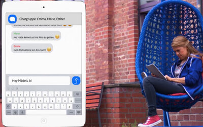 Szene aus dem Video; Bild: fragFINN