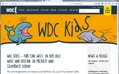 Screenshot: www.wdcs.org/wdcskids/de