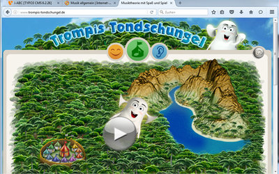 Screenshot: www.trompis-tondschungel.de 