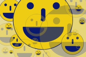 Lachende Smileys oder Emojis; Bild: Internet-ABC