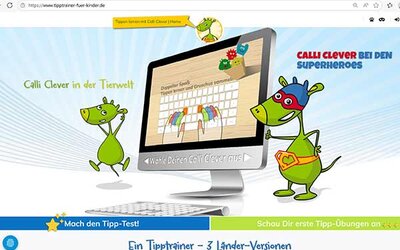 Screenshot: www.tipptrainer-fuer-kinder.de