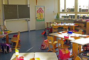 Klassenzimmmer einer Grundschule; Bild: Internet-ABC